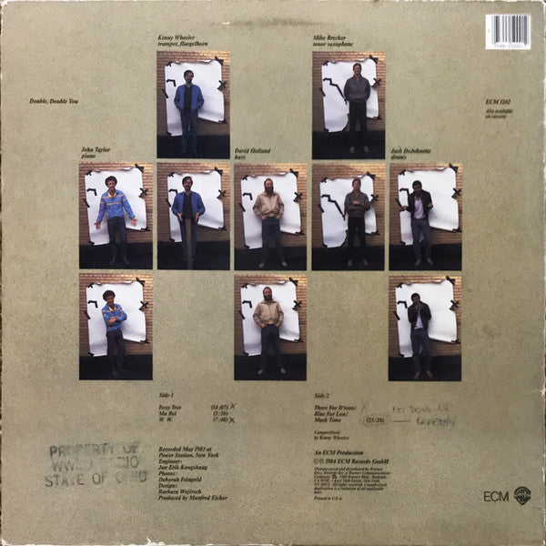 Kenny Wheeler . Michael Brecker . John Taylor (2) . Dave Holland . Jack Dejohnette : Double, Double You (LP, Album)