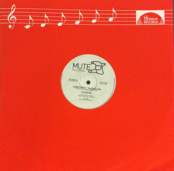 Erasure : Sometimes (Shiver Mix) (12", Single, Ltd)