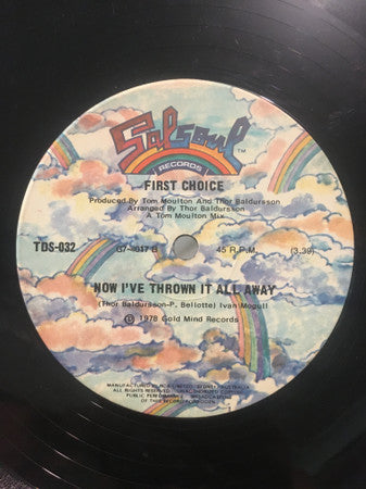 First Choice : Hold Your Horses / Now I've Thrown It All Away (12")