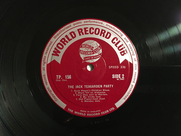 Jack Teagarden : The Jack Teagarden Party (LP)