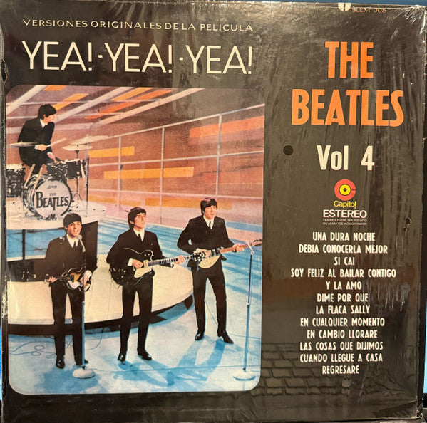 The Beatles : Vol.4 Versiones Originales De la Pelicula Yea! - Yea! - Yea!  (LP, Album, RE)