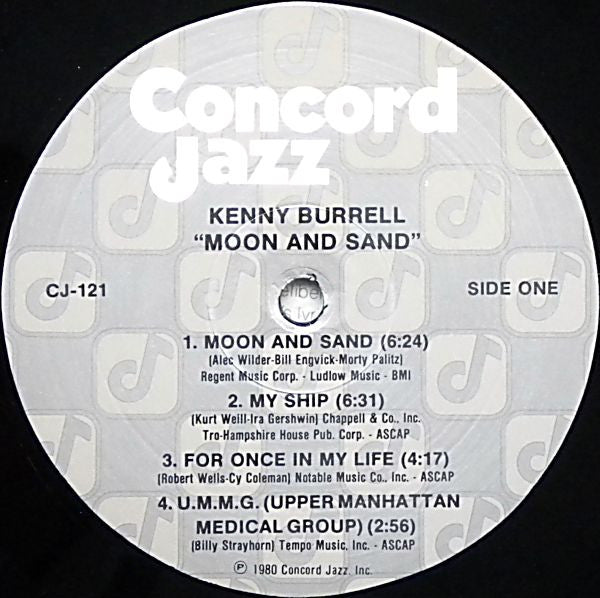 Kenny Burrell : Moon And Sand (LP, Album)