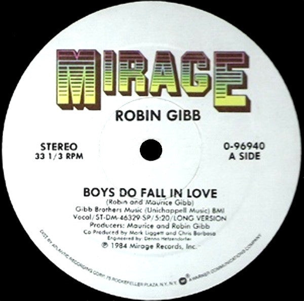 Robin Gibb : Boys Do Fall In Love (12")