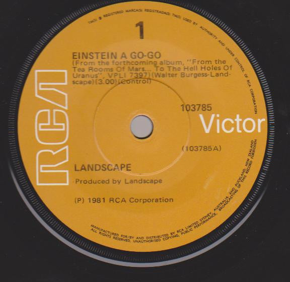 Landscape : Einstein A Go-Go (7&quot;, Single)