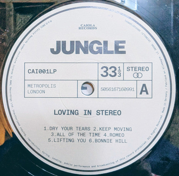 Jungle (12) : Loving In Stereo (LP, Album, Gat)