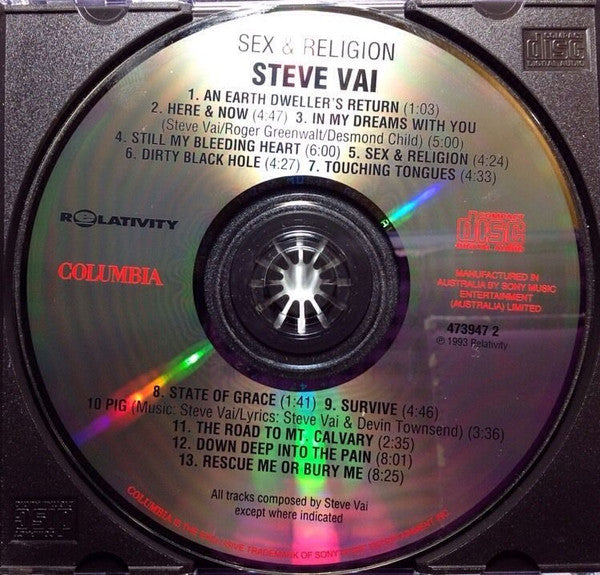 Vai : Sex & Religion (CD, Album)