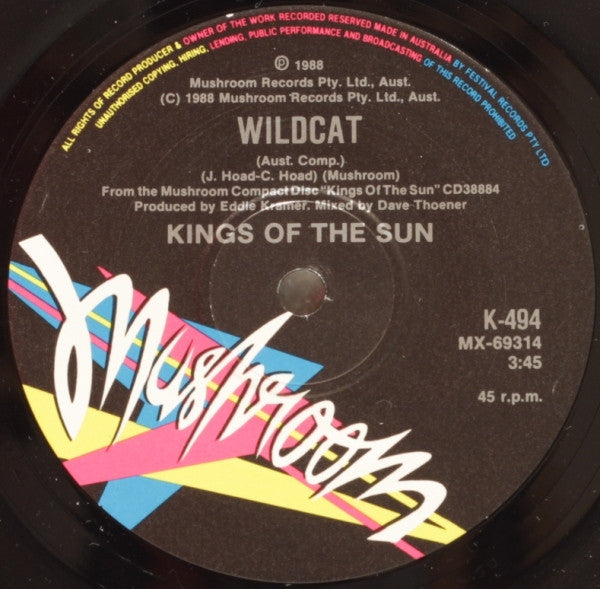 Kings Of The Sun : Serpentine (7", Single, Ltd)