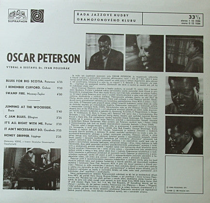 Oscar Peterson : Oscar Peterson (LP, Comp, Club)