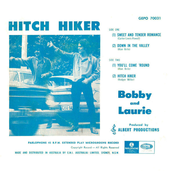 Bobby And Laurie : Hitch Hiker EP (7", EP)