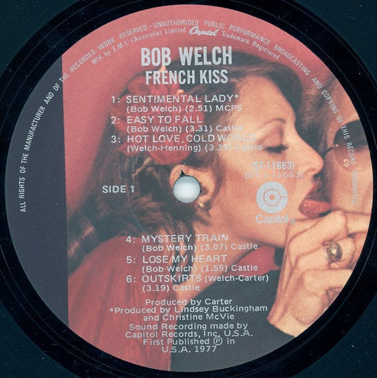 Bob Welch : French Kiss (LP, Album)