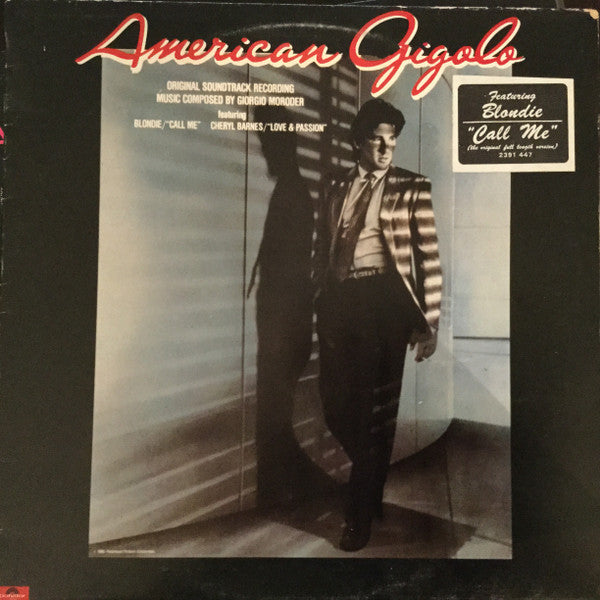 Giorgio Moroder : American Gigolo (Original Soundtrack Recording) (LP, Album)