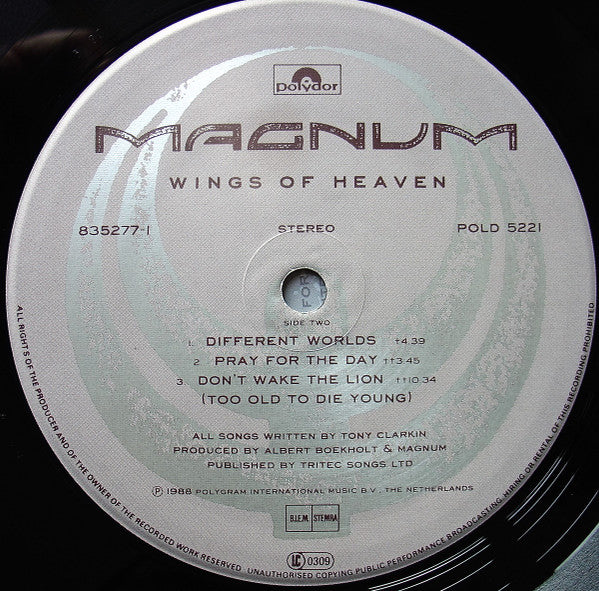 Magnum (3) : Wings Of Heaven (LP, Album)