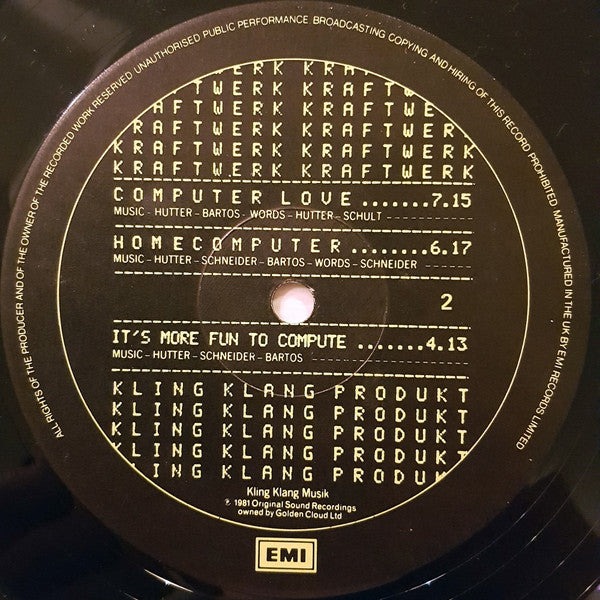 Kraftwerk : Computer World (LP, Album)
