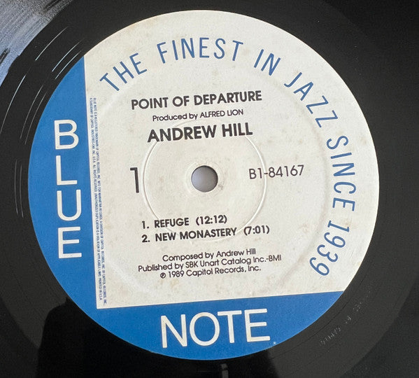 Andrew Hill : Point Of Departure (LP, Album, RE)