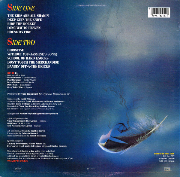 Helix (3) : Long Way To Heaven (LP, Album, Jac)