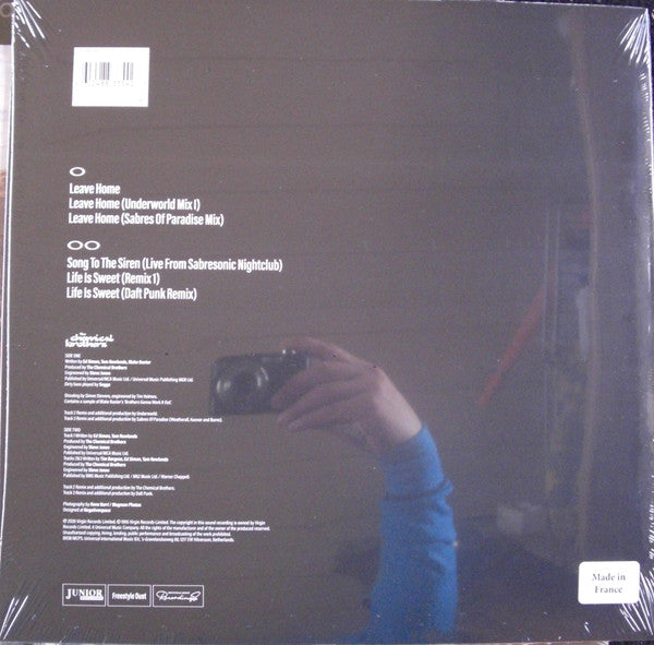 The Chemical Brothers : Leave Home (12", RSD, Single, Ltd, RE, Blu)