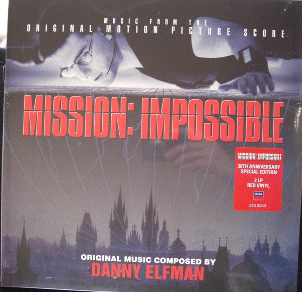 Danny Elfman : Mission: Impossible (Music From The Original Motion Picture Score) (2xLP, RSD, Ltd, RE, S/Edition, Red)