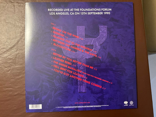Judas Priest : Live In Los Angeles '90 (LP, RSD, Ltd, Pur)