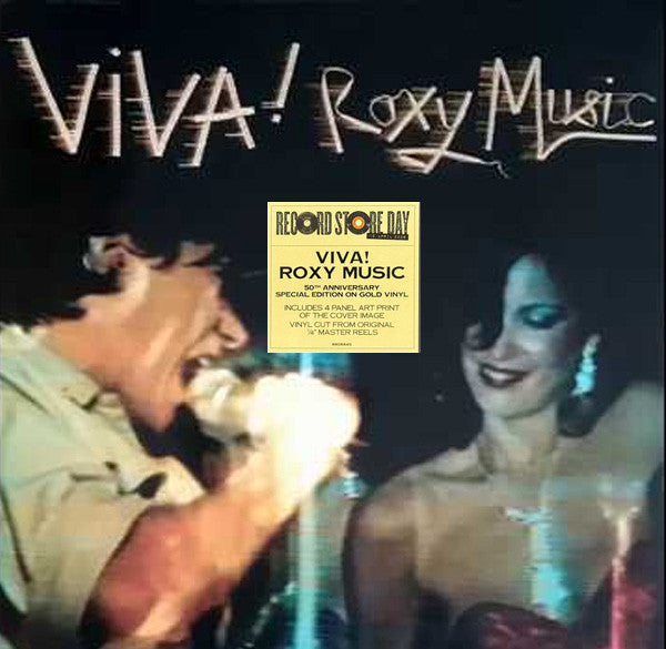 Roxy Music : Viva ! Roxy Music (LP, Album, RSD, RE, S/Edition, Gol)
