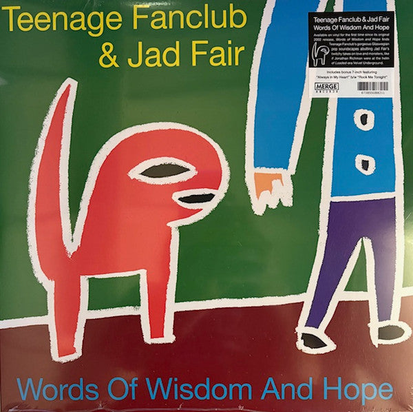 Teenage Fanclub & Jad Fair : Words Of Wisdom And Hope (LP, Album, RE + 7", Single + RSD, Ltd)