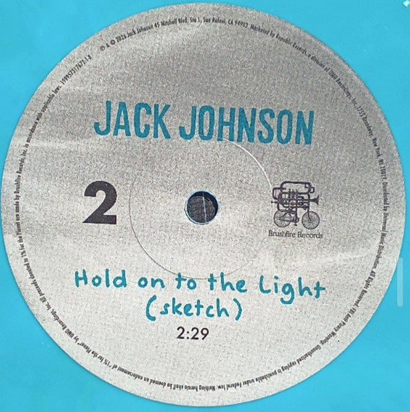Jack Johnson & Hermanos Gutiérrez (2) : Hold On The Light (7", RSD, Single, Ltd, Tea)