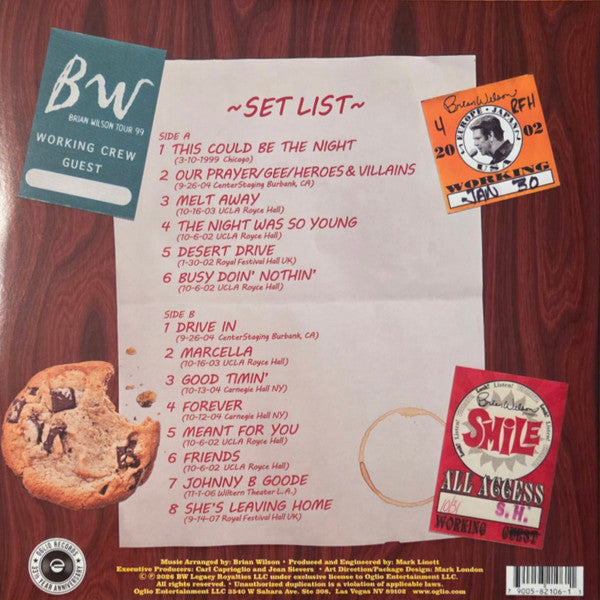 Brian Wilson : On Tour 1999-2007 (LP, Album, RSD)