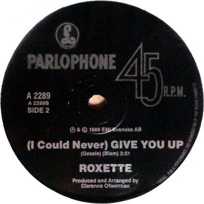 Roxette : Listen To Your Heart (7", Single, Bie)