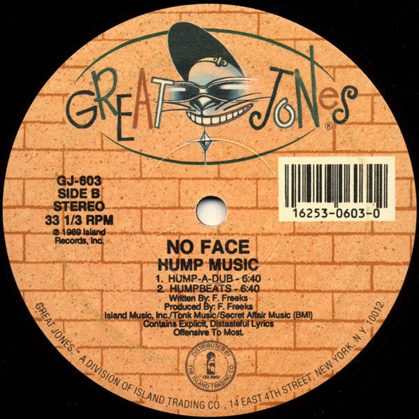 No Face (5) : Hump Music (12")