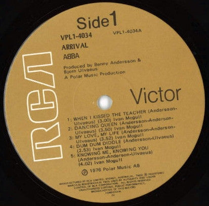ABBA : Arrival (LP, Album, RP, Gat)