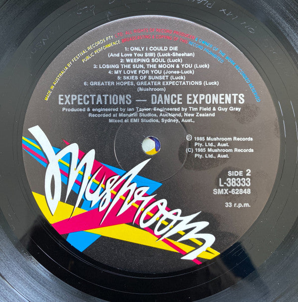 Dance Exponents : Expectations (LP, Album)