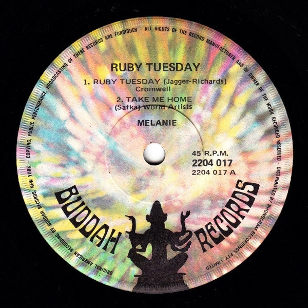 Melanie (2) : Ruby Tuesday (7", EP)