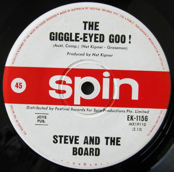 Steve And The Board : Rosalyn (7", Single, RE)