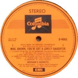 Herman's Hermits : Mrs. Brown, You've Got A Lovely Daughter (Music From The Original Sound Track) (LP, Album, Club, RE)