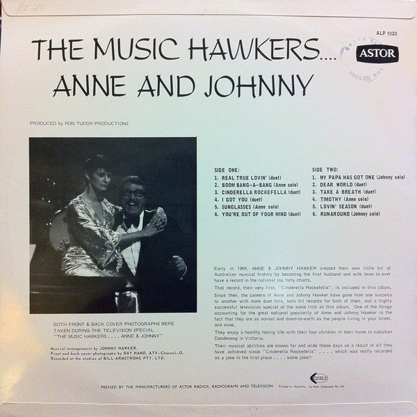 Anne & Johnny Hawker : The Music Hawkers (LP, Album)