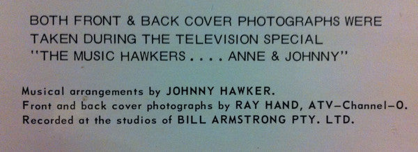Anne & Johnny Hawker : The Music Hawkers (LP, Album)