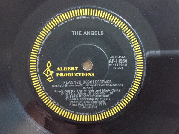 The Angels : Shadow Boxer (7", Single)