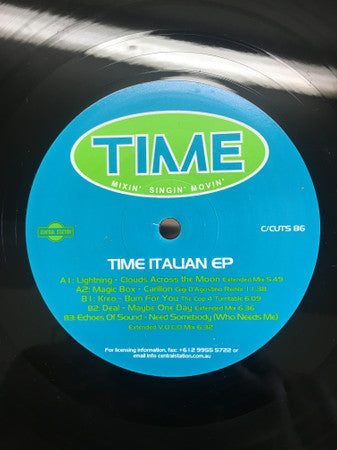 Various : Time Italian EP (12&quot;, EP)