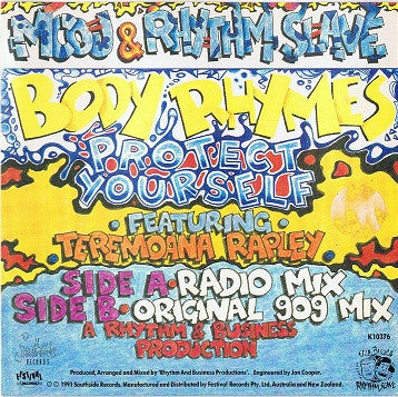 MC OJ & Rhythm Slave : Body Rhymes (Protect Yourself) (7")