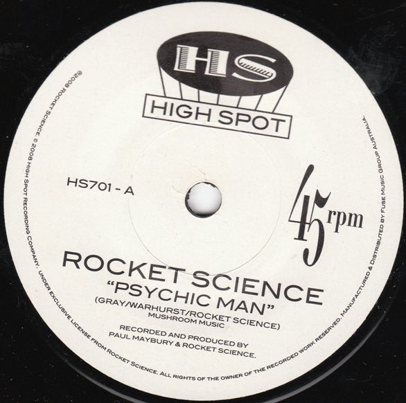 Rocket Science : Psychic Man (7", Single)