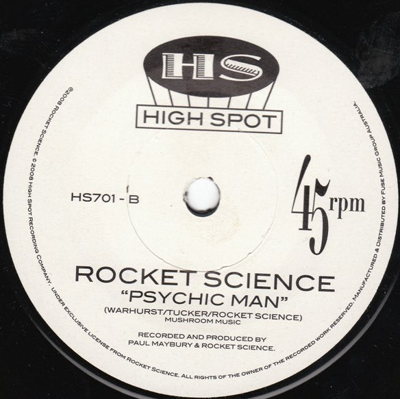 Rocket Science : Psychic Man (7", Single)