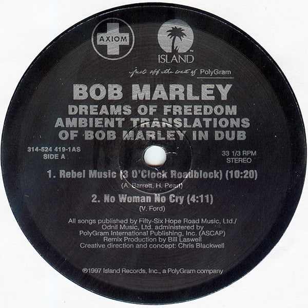 Bob Marley : Dreams Of Freedom (Ambient Translations Of Bob Marley In Dub) (2xLP, Album, Ltd)