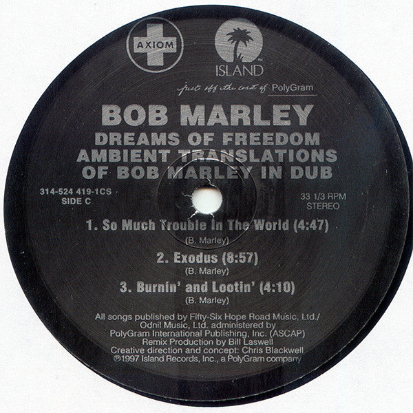 Bob Marley : Dreams Of Freedom (Ambient Translations Of Bob Marley In Dub) (2xLP, Album, Ltd)