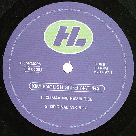 Kim English : Supernatural (12")