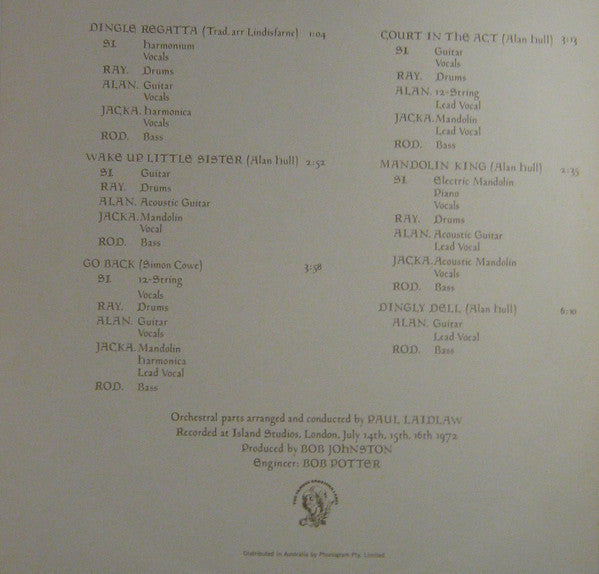 Lindisfarne : Dingly Dell (LP, Album)