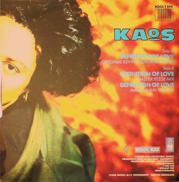Kaos : Definition Of Love (12", Single)