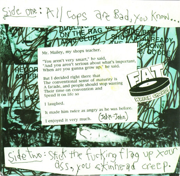 Propagandhi : How To Clean A Couple O' Things (7", Single)