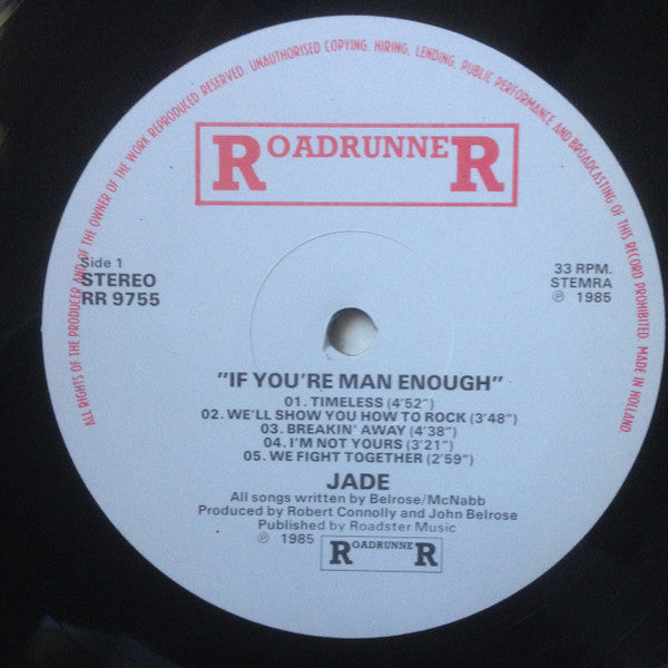 Jade (43) : If You're Man Enough (LP, Album)