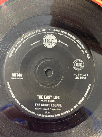 The Grape Escape : The Easy Life (7", Single, Sol)