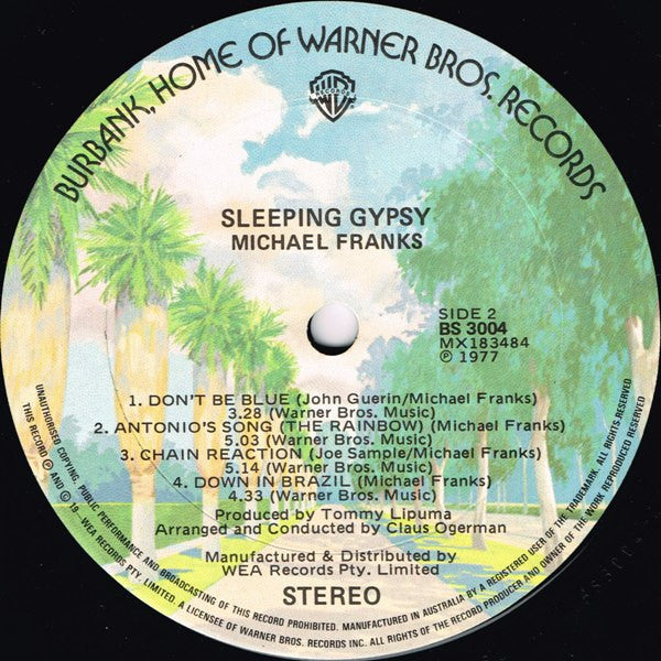 Michael Franks : Sleeping Gypsy (LP, Album)