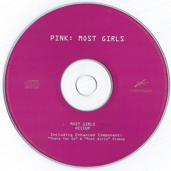 P!nk : Most Girls (CD, Single, Enh)